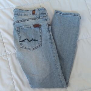 7 For All Mankind Kids Light Wash Jeans